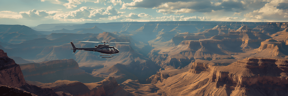 Helikopterflug über den Grand Canyon