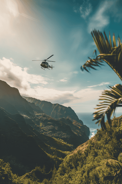 Kauai: Helikopterflug