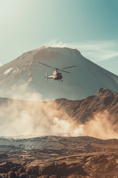 Island Helikopterflug zum Vulkan ab Reykjavik