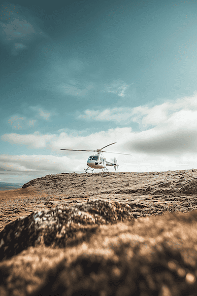 Reykjavik Helikopterflug mit Landung